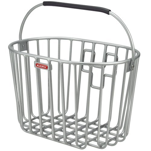 KlickFix Alumino Bicycle Basket - Silver