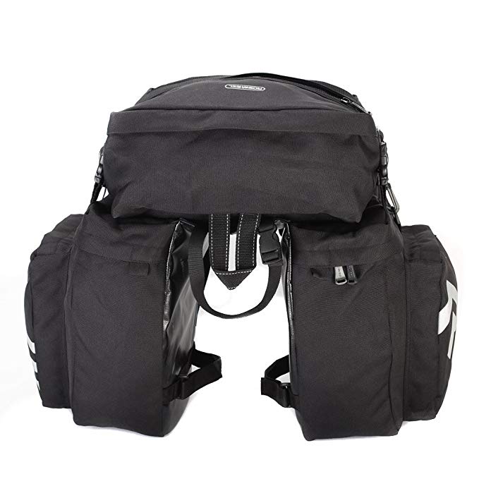 Docooler 3 in 1 Multifunction Road MTB Mountain Bike Bag Bicycle Pannier Rear Seat Trunk Bag