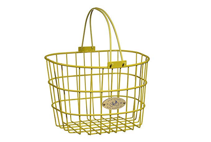 Nantucket Bike Basket Co. Surfside Adult Wire D Shape Basket