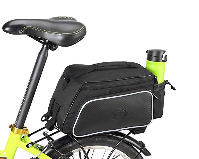 ROSWHEEL Cycling Bicycle Bike Rack Bag BLUE Seat Cargo Bag Rear Pack Trunk Pannier Handbag Back Frame Pannier Backseat Bag Outdoor