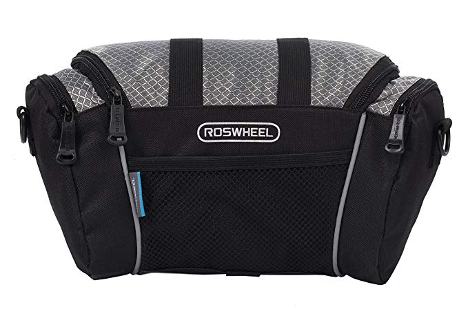 Roswheel 11494 5L Capacity Bike Front Handlebar Bag Bicycle Basket Cycling Accessories Pack