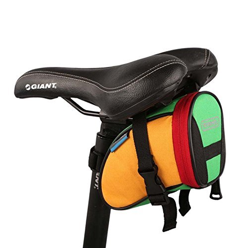 Roswheel Bike Saddl Seatpost Bag Fashion Fixed Gear Fixie Black Practical New (Colourful)