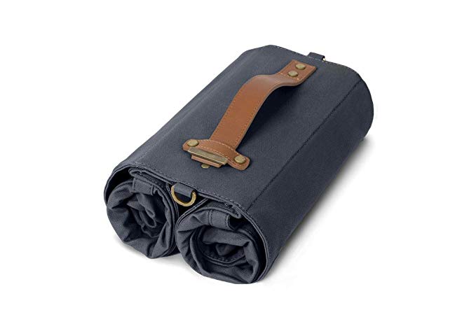 Linus Bike Market Roll-Up Pannier Bag - Navy