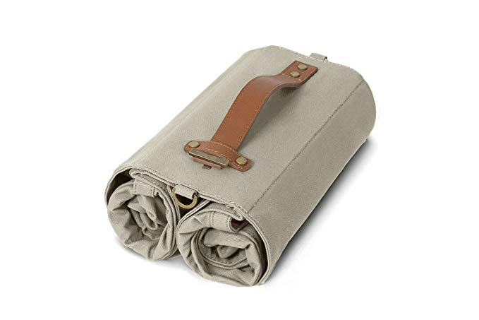 Linus Bike Market Roll-Up Pannier Bag - Sand