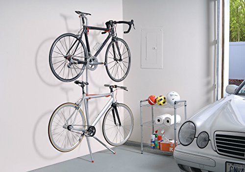 The Art of Storage 'Donatello' Leaning Two-bike Adjustable Steel Rack with 60-pount Maximum Load