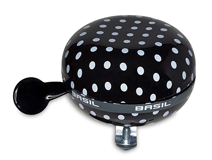 Basil Polkadot Big Bicycle Bell - Ding Dong - 3 inches