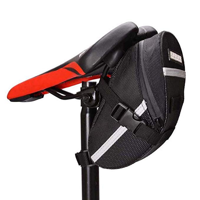 Gracefulvara Bike Saddle Bag Bicycle Seat Storage Pouch Cycling Tail Waterproof