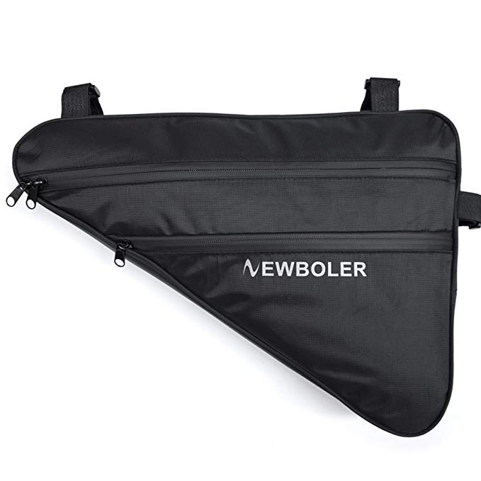 NEWBOLER Bicycle Full Frame Pack,Water Resistan Large Triangel Bag, Bike Touring Commuting Full Frame Bag