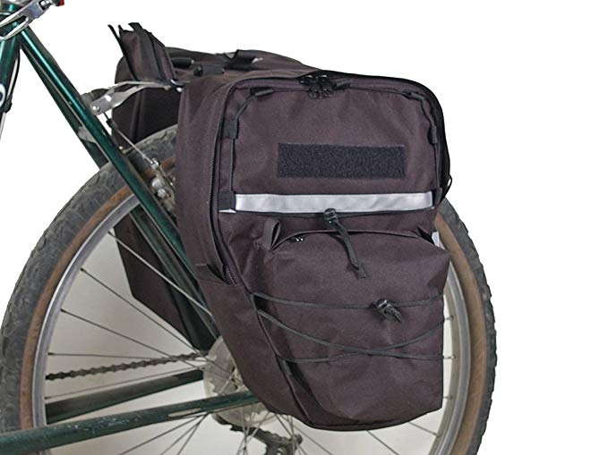 Bushwhacker Cimmaron Black - Bicycle Pannier Cycling Rack Bag Bike Rear Pack