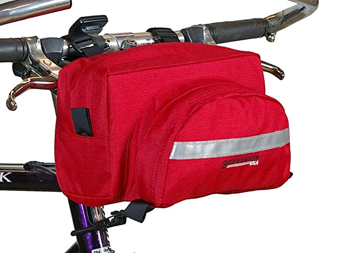 Bushwhacker Durango Red - Bicycle Handlebar Bag Cycling Front Pack Bike Bag Accessories Frame