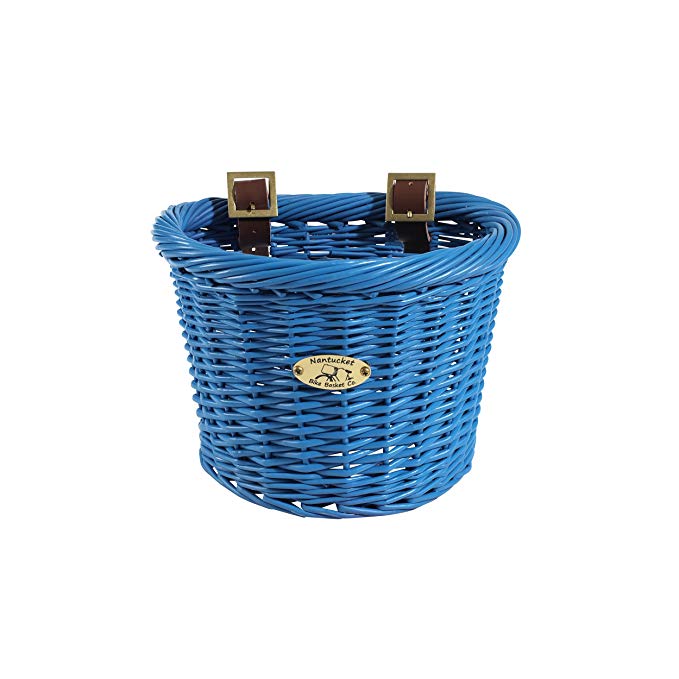 Nantucket Bicycle Basket Co. Buoy & Gull Collection Children's D-Shape Basket