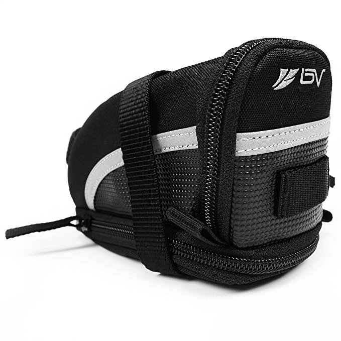 BV Bicycle Strap-On Bike Saddle Bag/Seat Bag/Cycling Bag