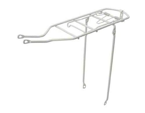 Steel Carrier White. bicycle part, bike part, beach criuser bike carrier, bike rack beach cruiser, stretch, limo