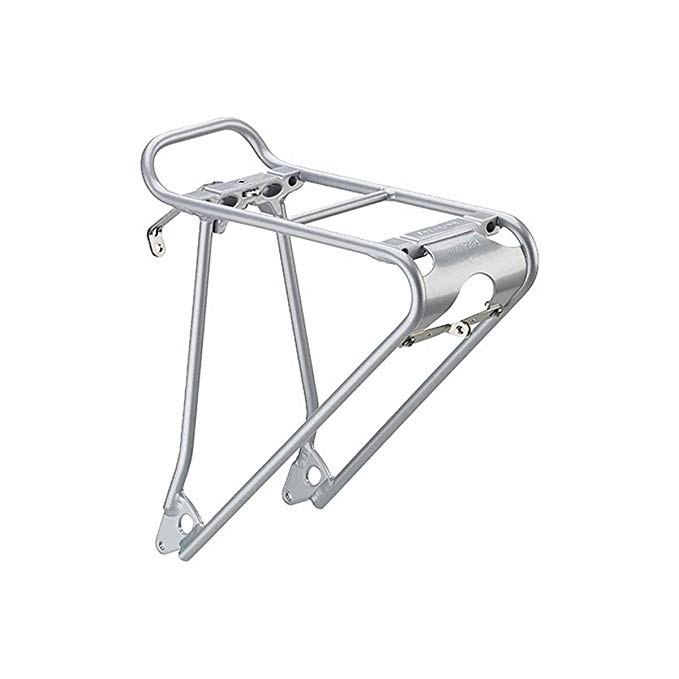 Racktime Topit Universal Front Mount Rack: Silver