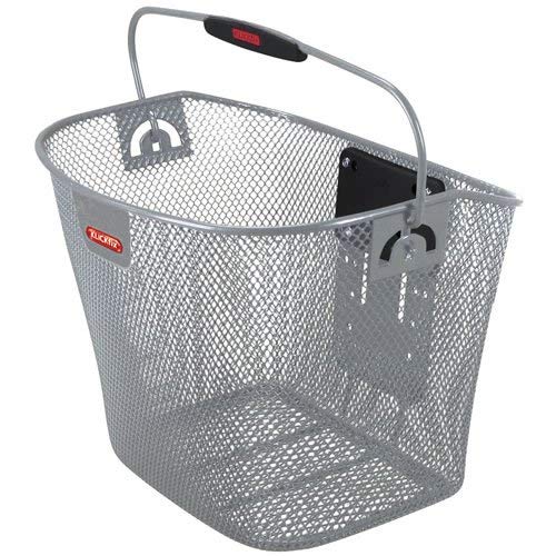 Rixen & Kaul KlickFix Uni bicycle basket - silver