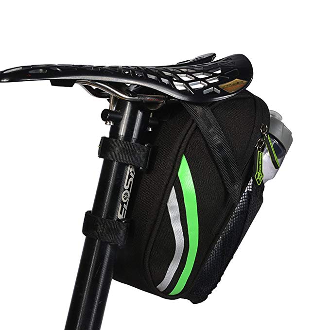 RockBros Cycling Bag Road Mountain Bike Seat Post Bag Rack Pack Black