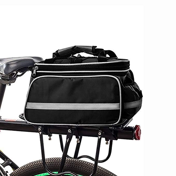 HSTYAIG Bike Bag Bicycle Pannier Outdoor Waterproof Multi- Function Portable Bicycle Pack Bike Pannier Rack Panniers Rear Seat Trunk Bag