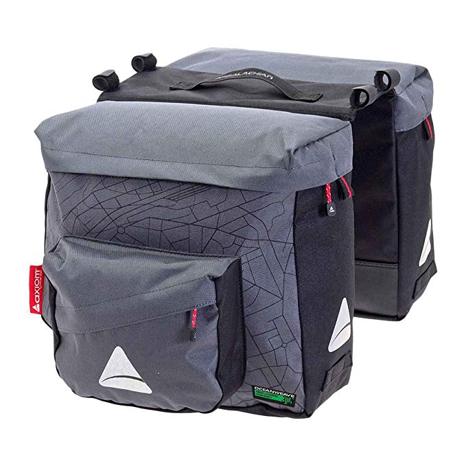 AXIOM BAG AXIOM PANNIER SEYMOUR O-WEAVE TWIN P25 GY/BK