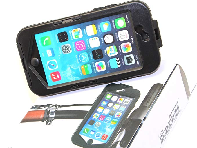 Waterproof Shock Protection Tough Case Motorcycle Bike Bicycle Handlebar Mount for iPhone 6 OR 6 Plus